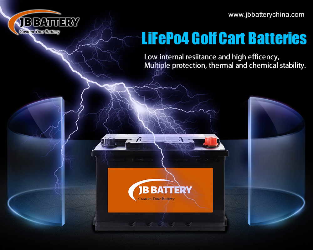 Quais são os componentes da bateria de lítio personalizada recarregável para carrinho de golfe de 48V 5 kWh 120Ah?