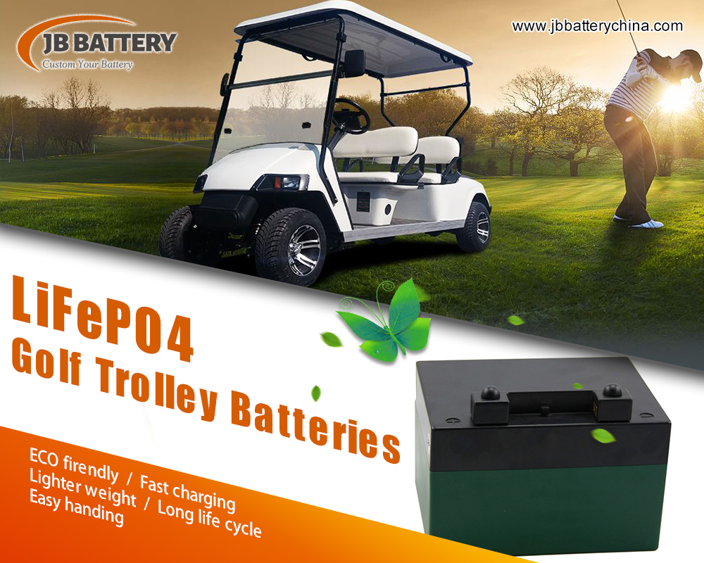 China Bateria da bateria do carro de golfe do íon do lítio de 48V 100AH ​​com BMS e seu idealidade