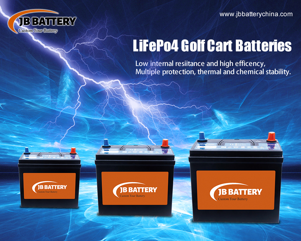 China lifepo4 costume de lítio carrinho de golfe bateria 48v 100ah e outras aplicações