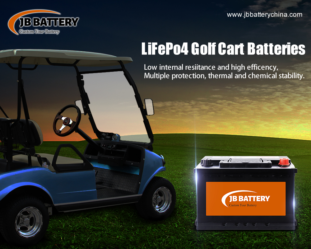 48v 100ah LifePO4 e bateria de carrinho de golfe de íon de lítio - qual delas tem maior probabilidade de explodir?