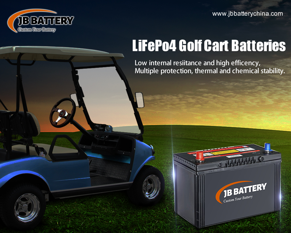 Proveito dos benefícios associados feitos lifepo4 de iões de lítio pacote de carrinho de golfe bateria